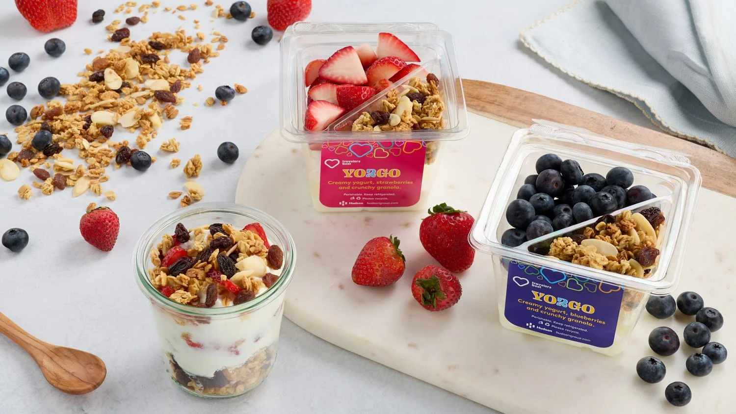 Hudson Group Yogurt and Fruit Parfaits - Amy Roth Photo
