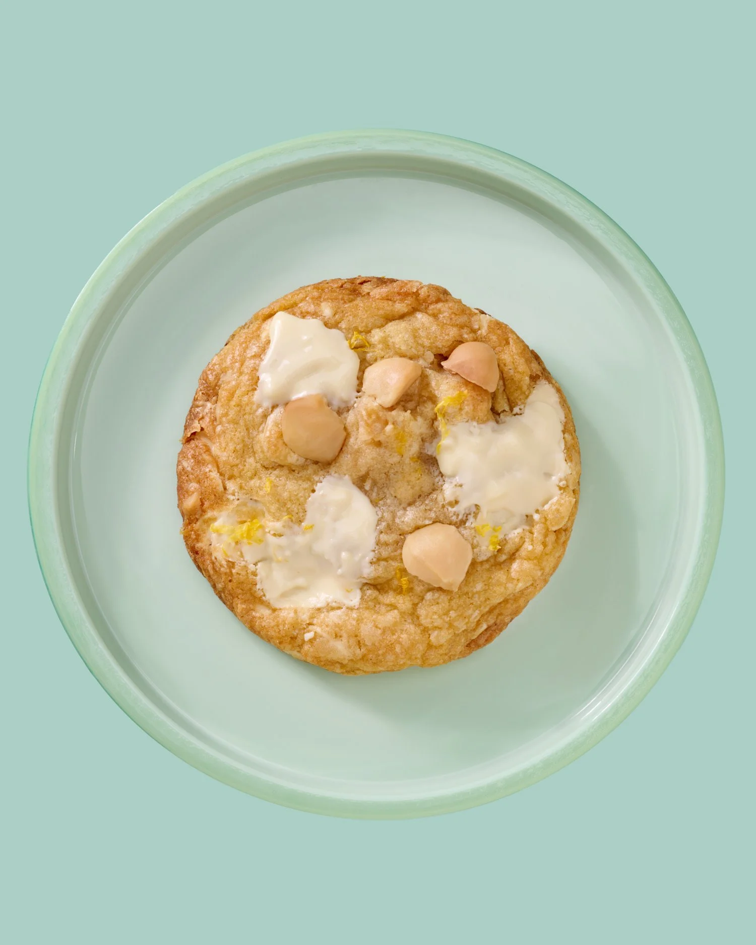 Lemon-Macadamia Nut White Chocolate Chip Cookies