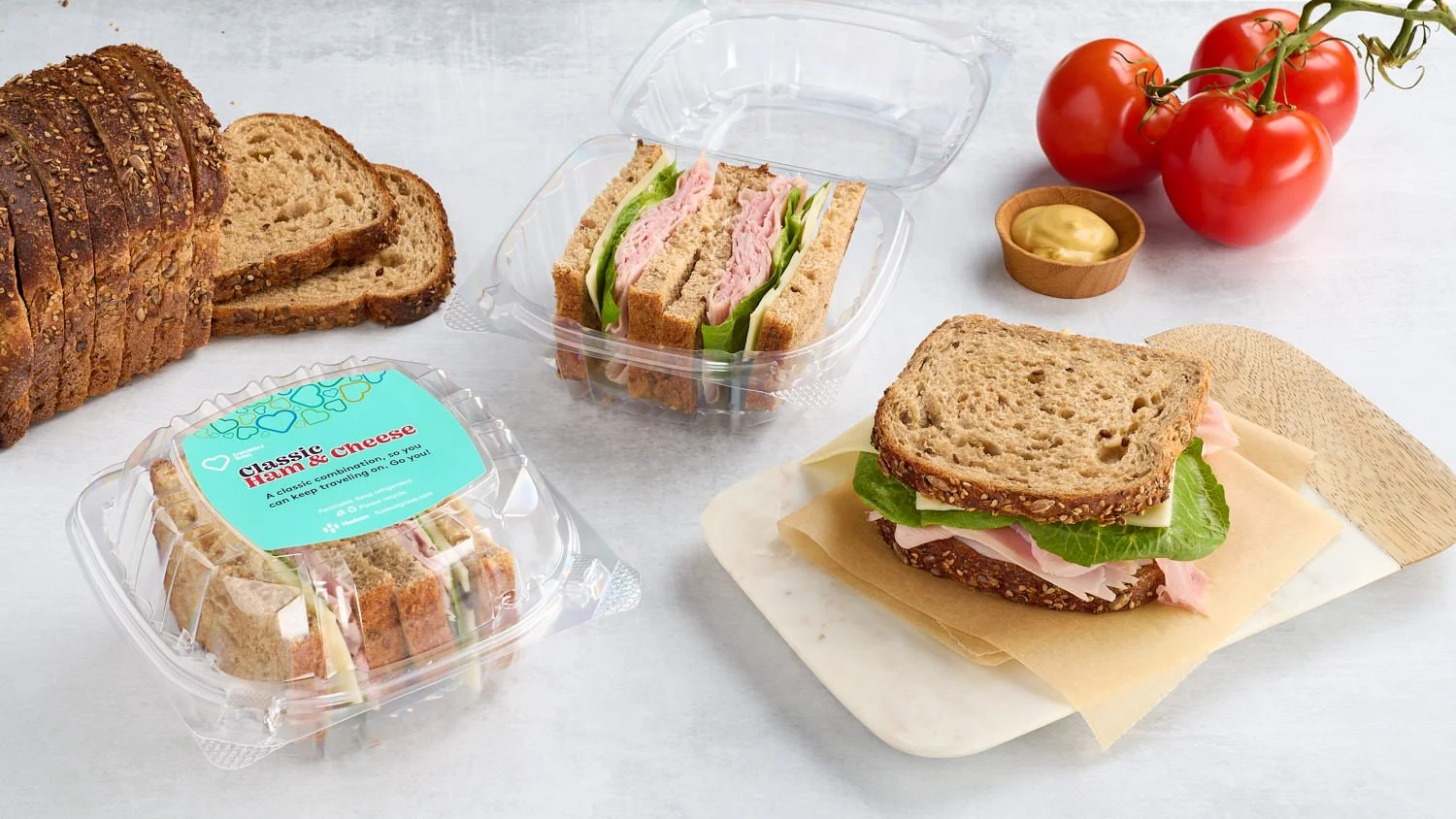 Hudson Group Ham &amp; Cheese Sandwich - Amy Roth Photo