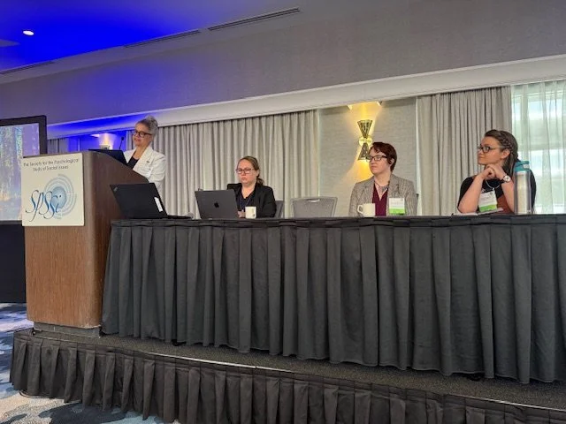 Sarah Lapean (far right) at SPSSI 2025