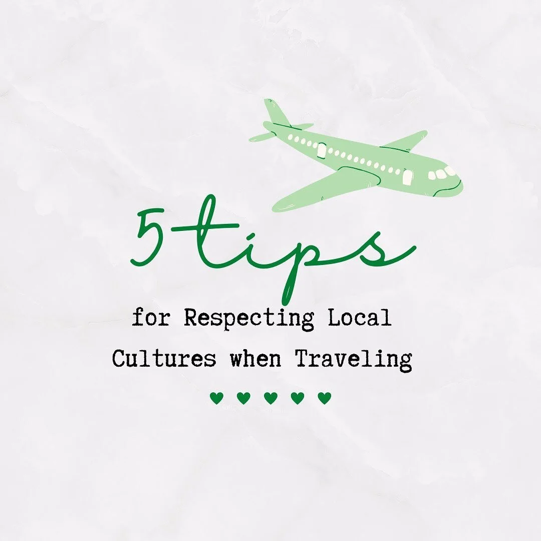 Here are 5 tips on how to be more mindful of other cultures when traveling this summer! ☀️