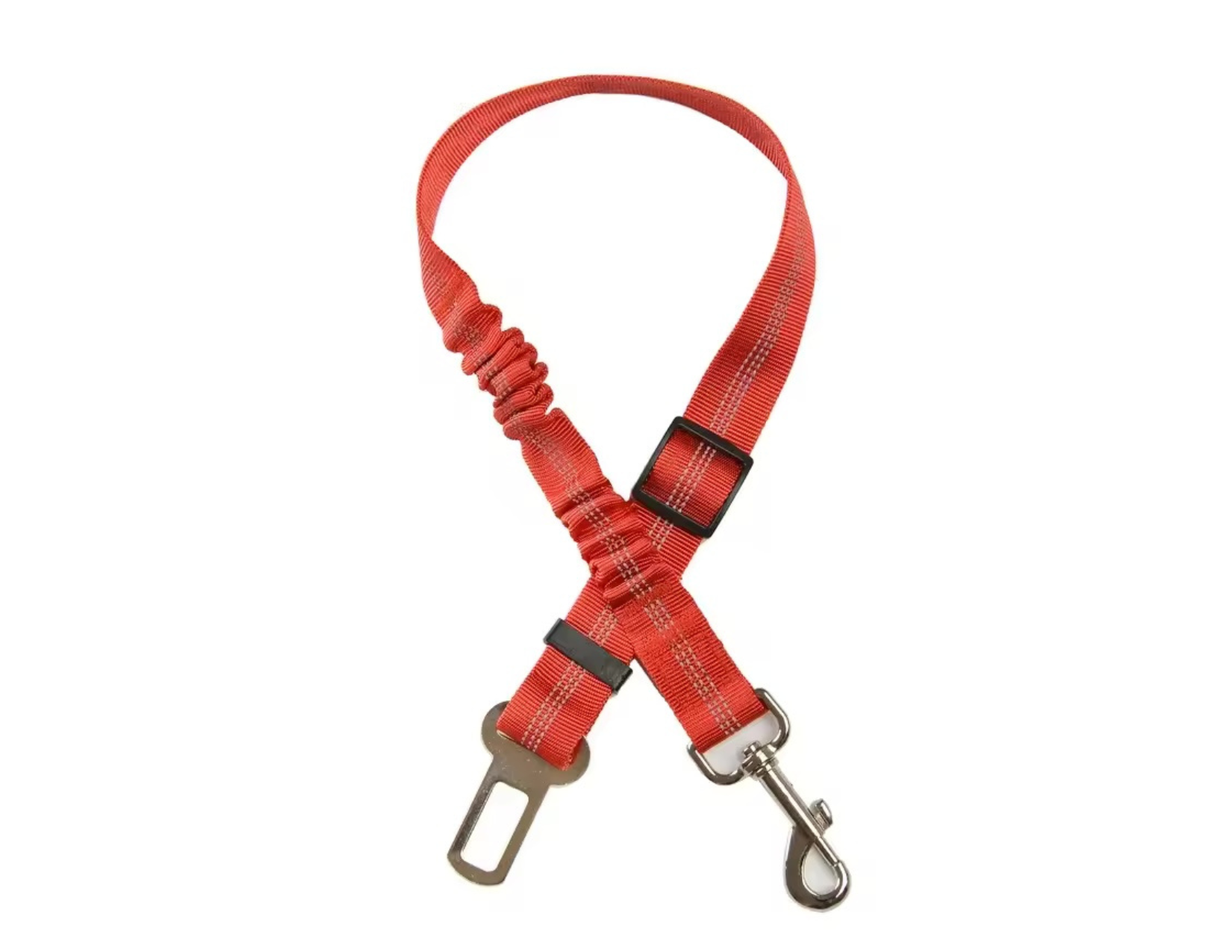Pet Seatbelt Leash with Shock Absorbing Bungee