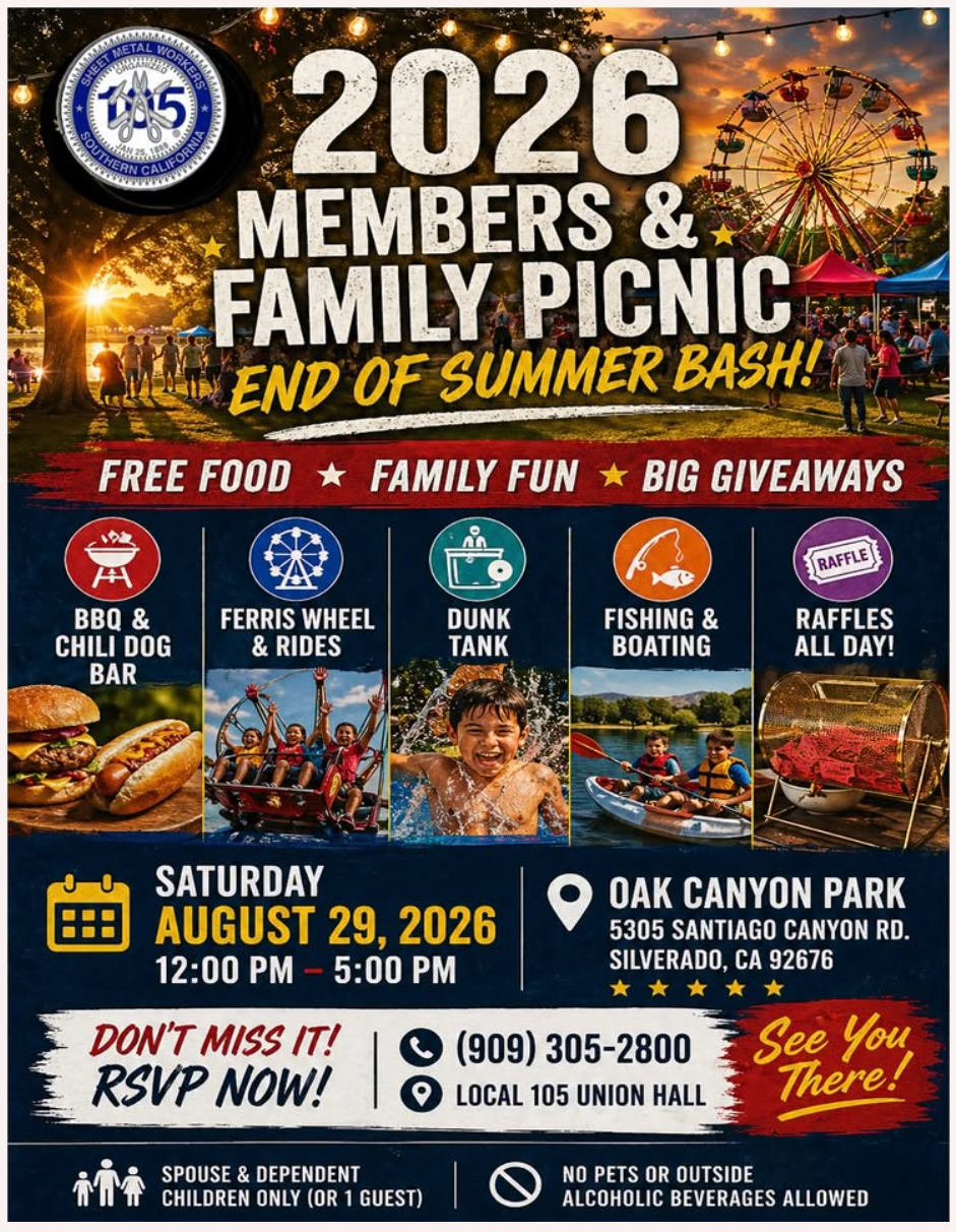 2026 Members & Family Picnic