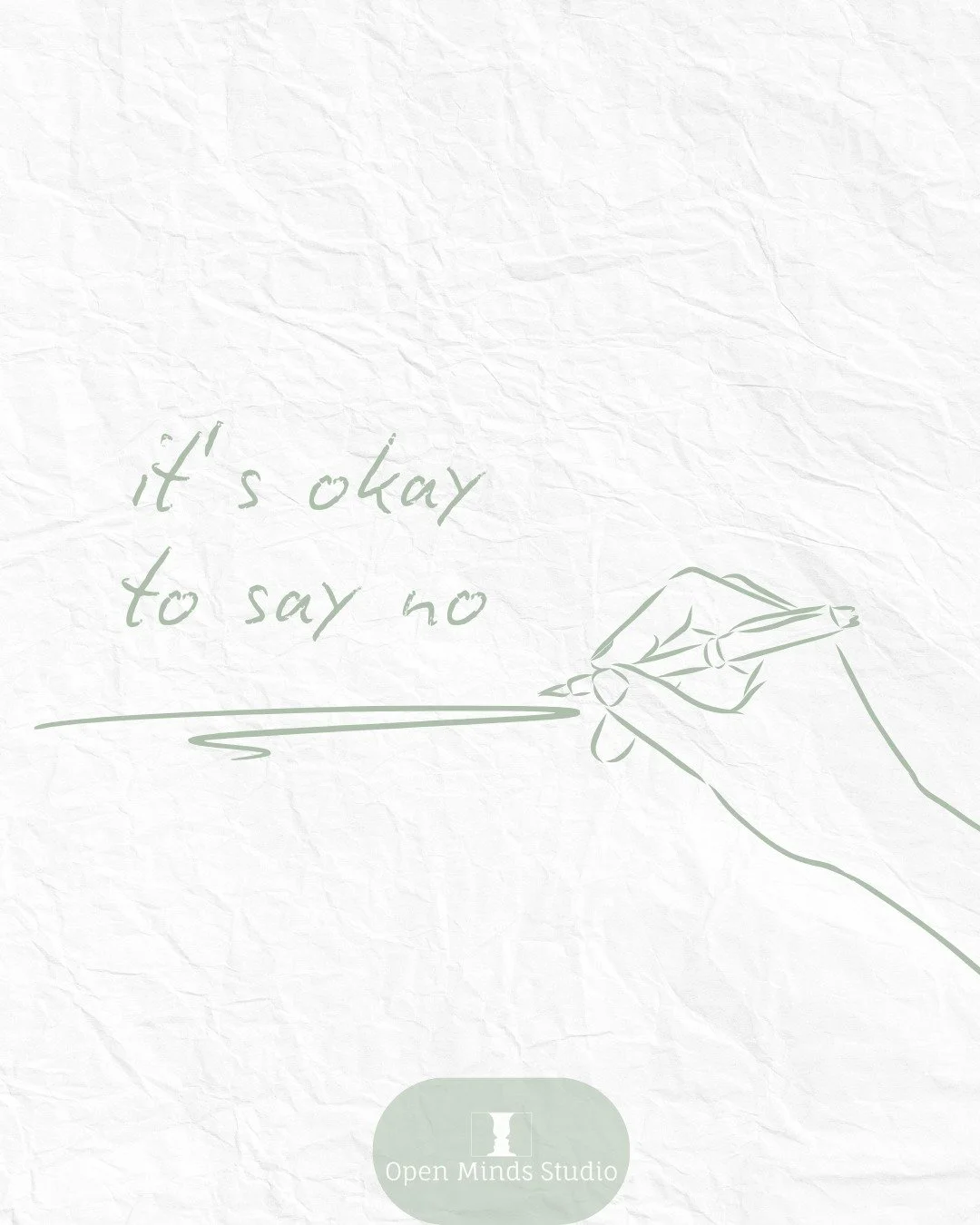 ✨Your daily reminder: it&rsquo;s okay to say no.
You can care deeply for others and still protect your boundaries. You can be kind and still say no.
Your &ldquo;no&rdquo; doesn&rsquo;t make you cold or distant, it makes you human. ✨