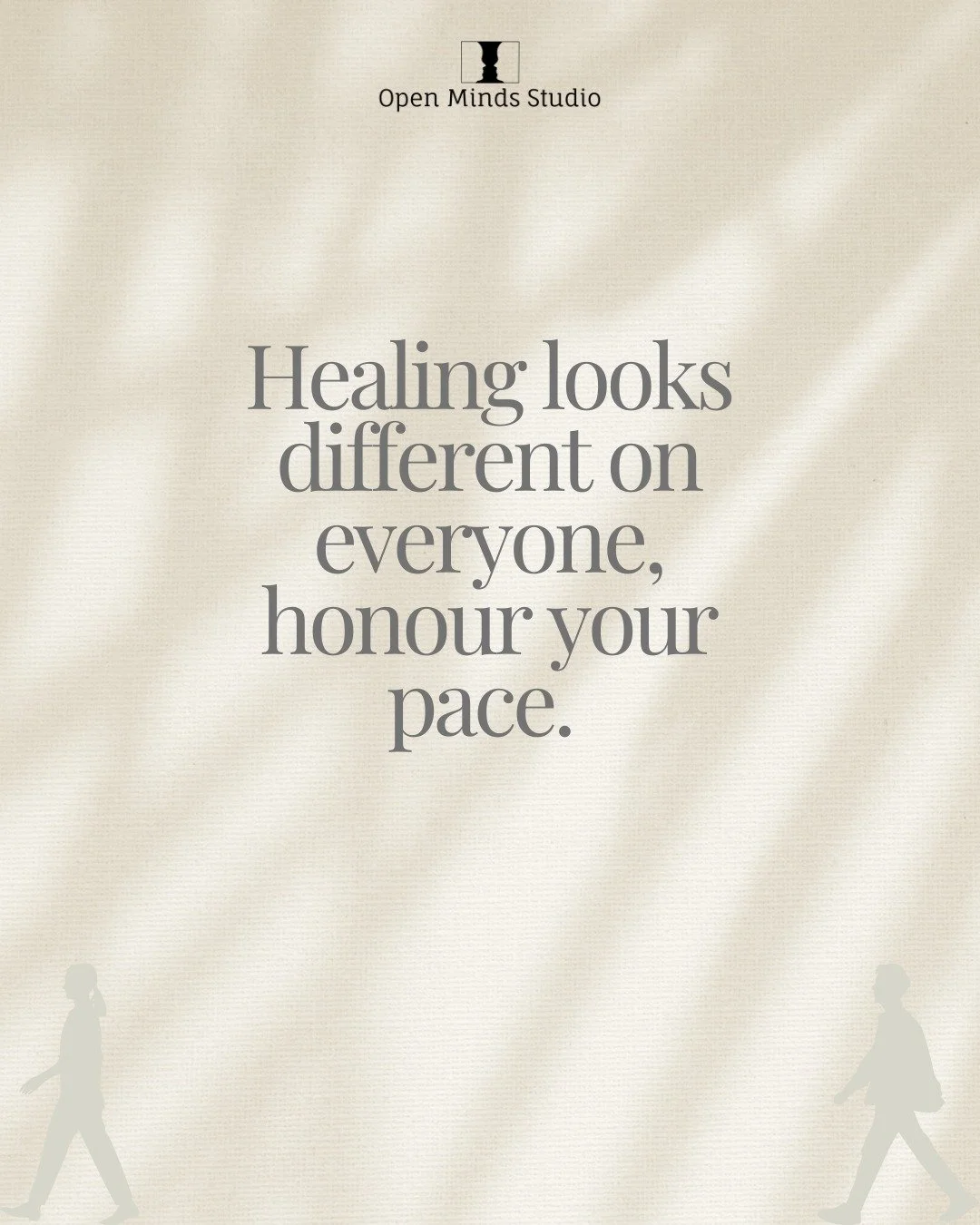 A reminder that healing is a unique journey. Your pace matters 🌿