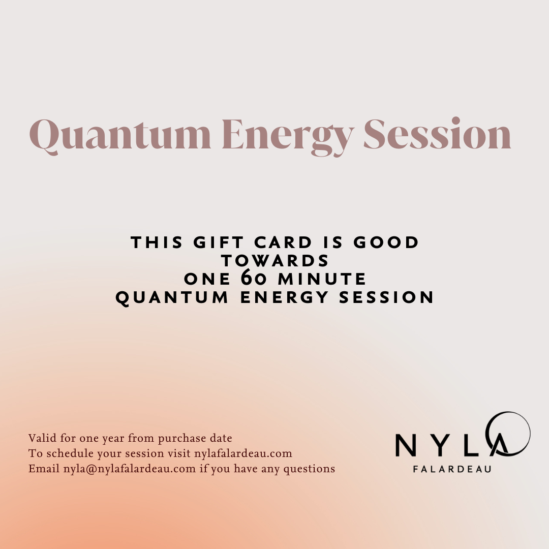 Gift Card for one 60 minute Quantum Energy Session