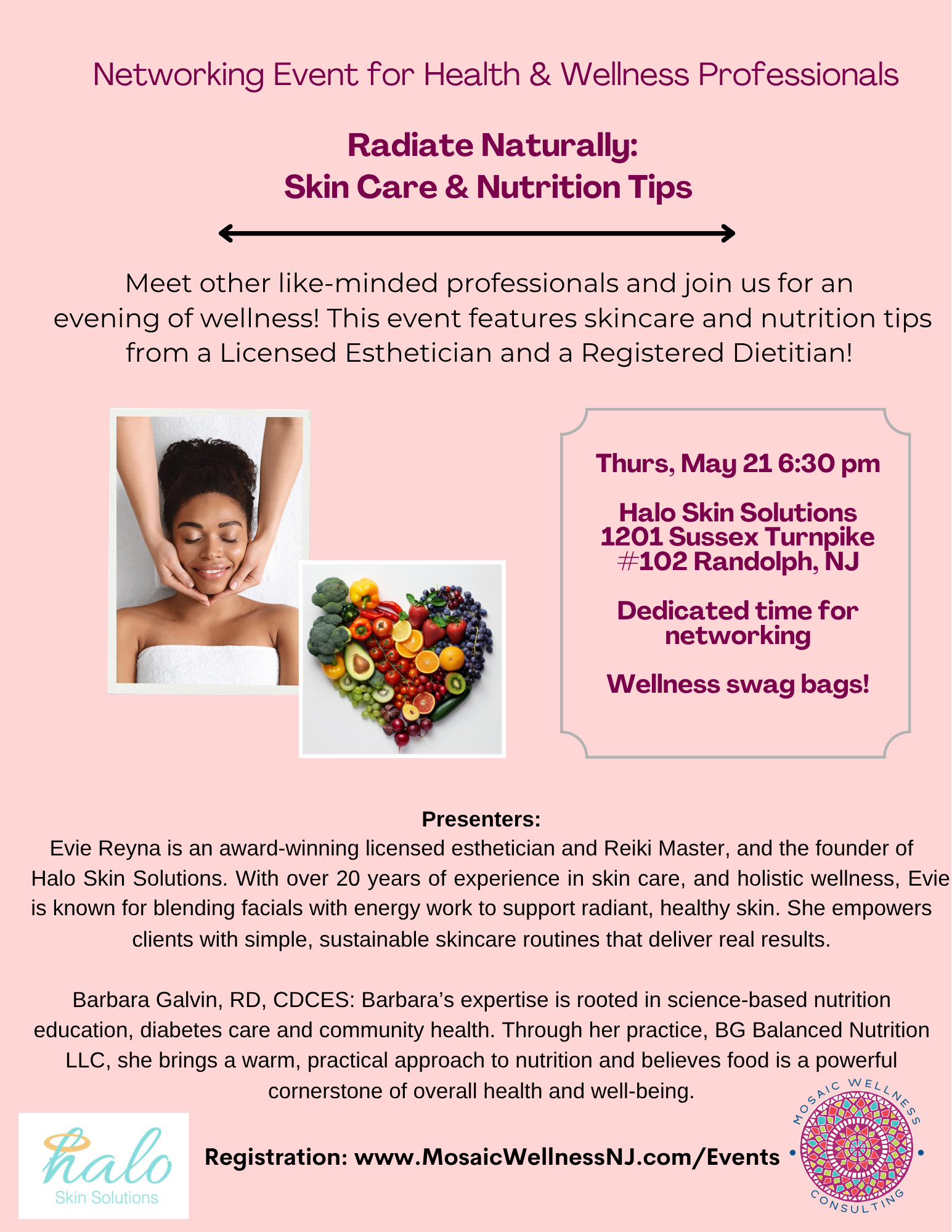 Networking Event: Skin Care & Nutrition Tips