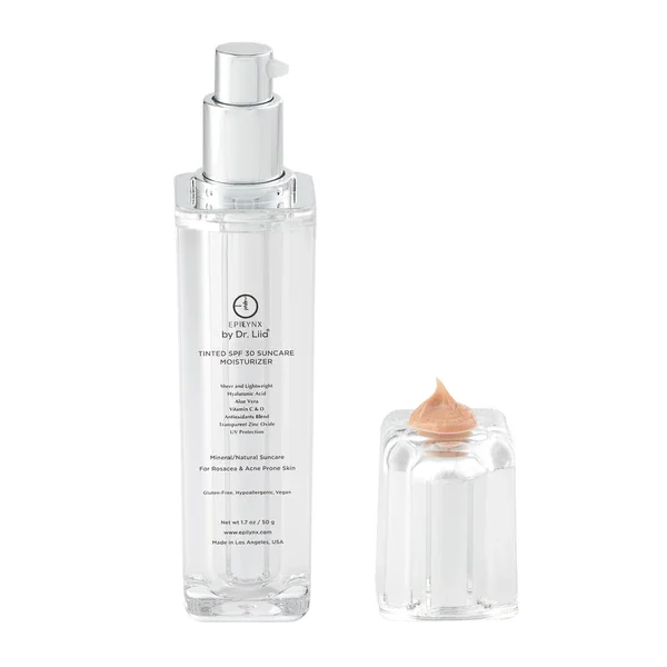 Tinted, Dewy Moisturizer for Sensitive Skin & Suncare with SPF 30: Rosacea & Acne Prone Skin