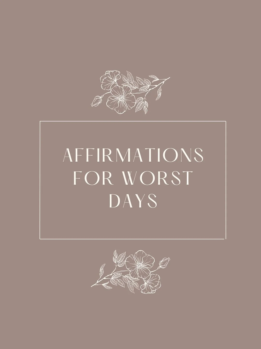 I recently had a challenging experience in hospital, and these were the affirmations I prepared and used throughout the day. I know this isn’t my usual content, but these were so insanely helpful that it felt crazy not to share them. These are