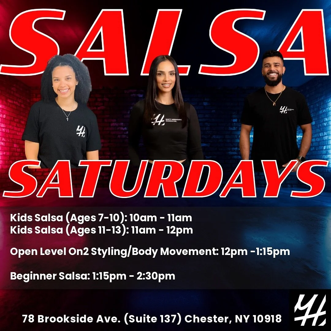 Come join Salsa Saturdays with the MH Dance Co. team!