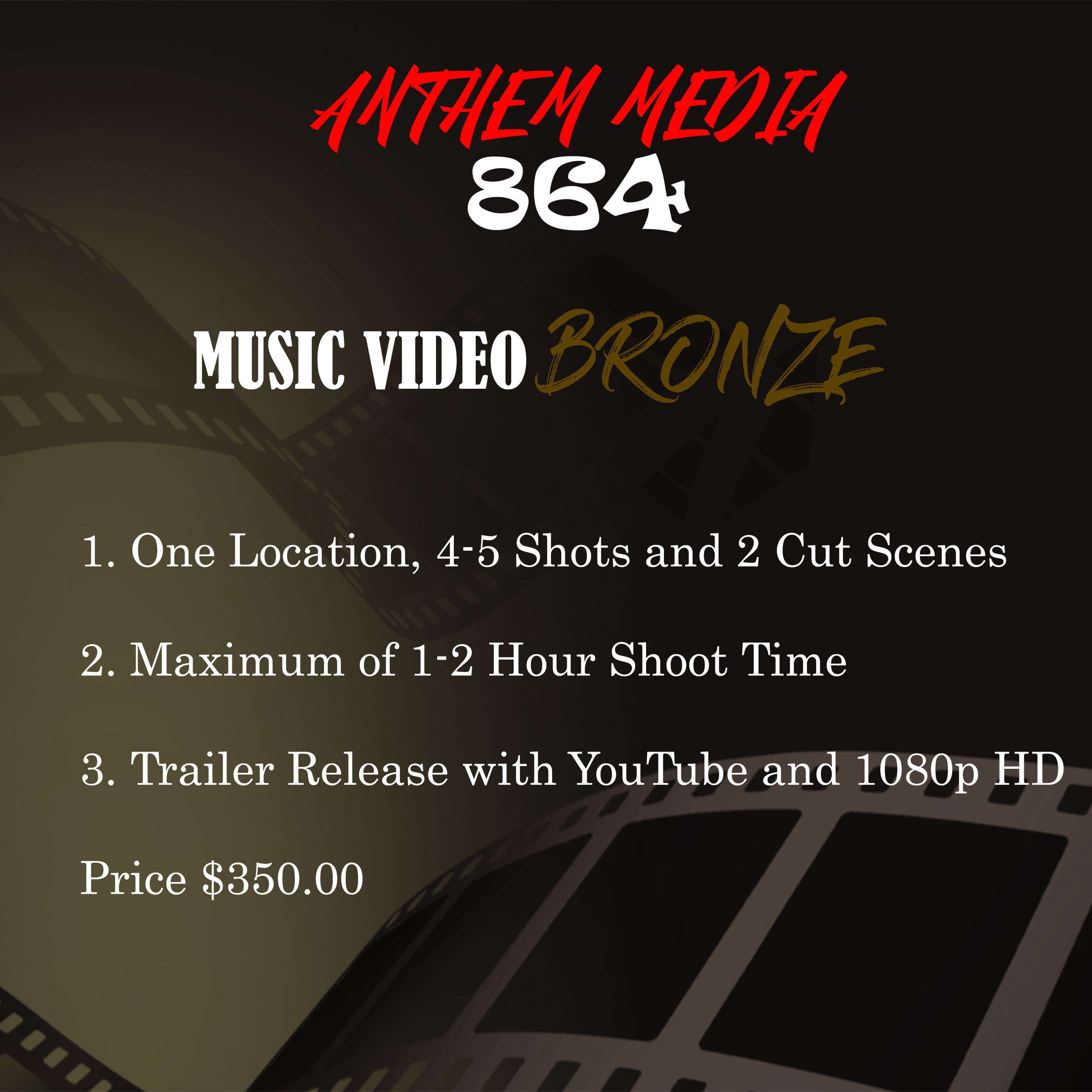 Bronze Music Video Package