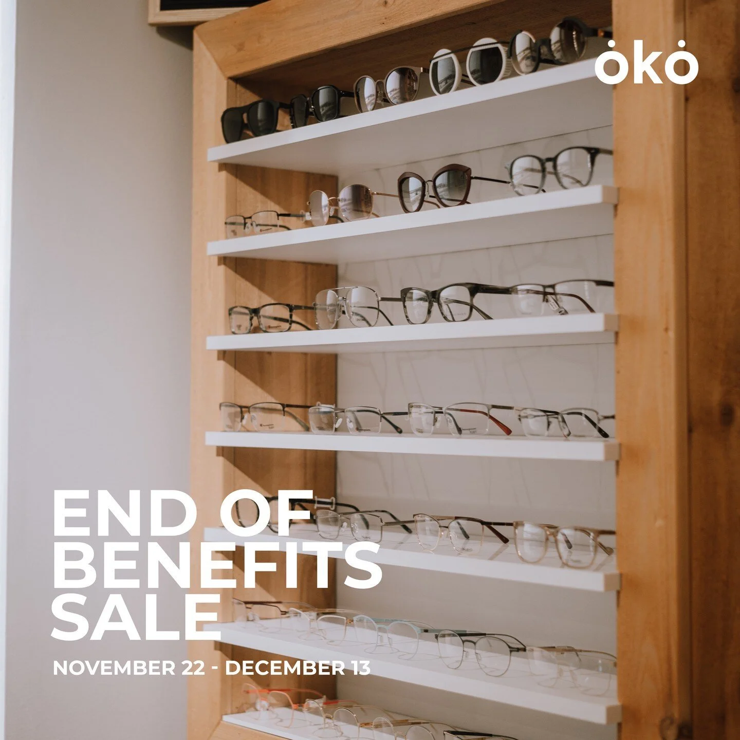 Our End of Benefits Sale starts now!!

Come on down to oko to try on some new specs! 👓😎🤓