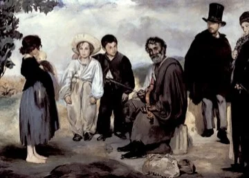 The Old Musician, Manet
