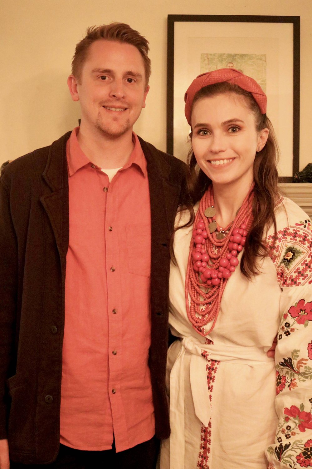 Chris and I at the rehearsal dinner