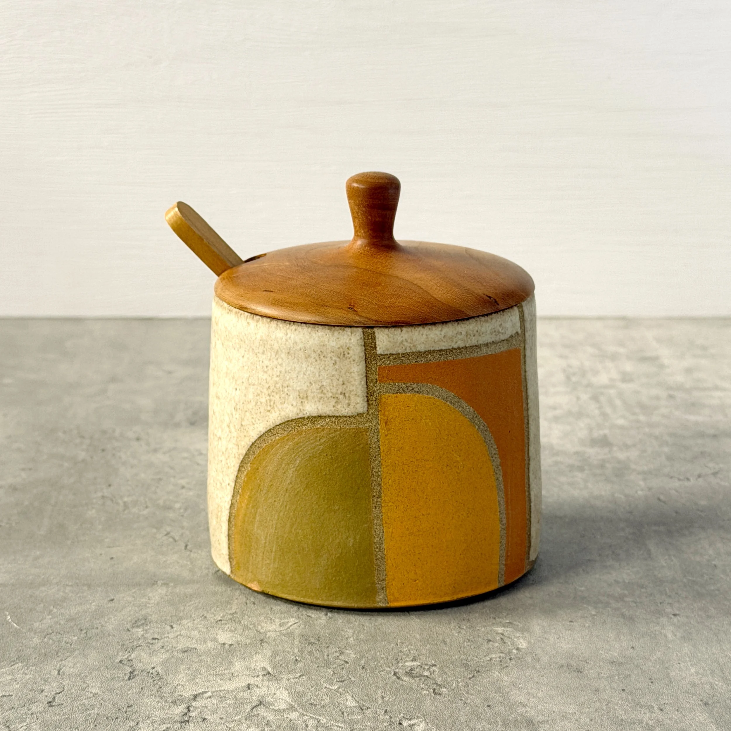 Retro Lidded Jar