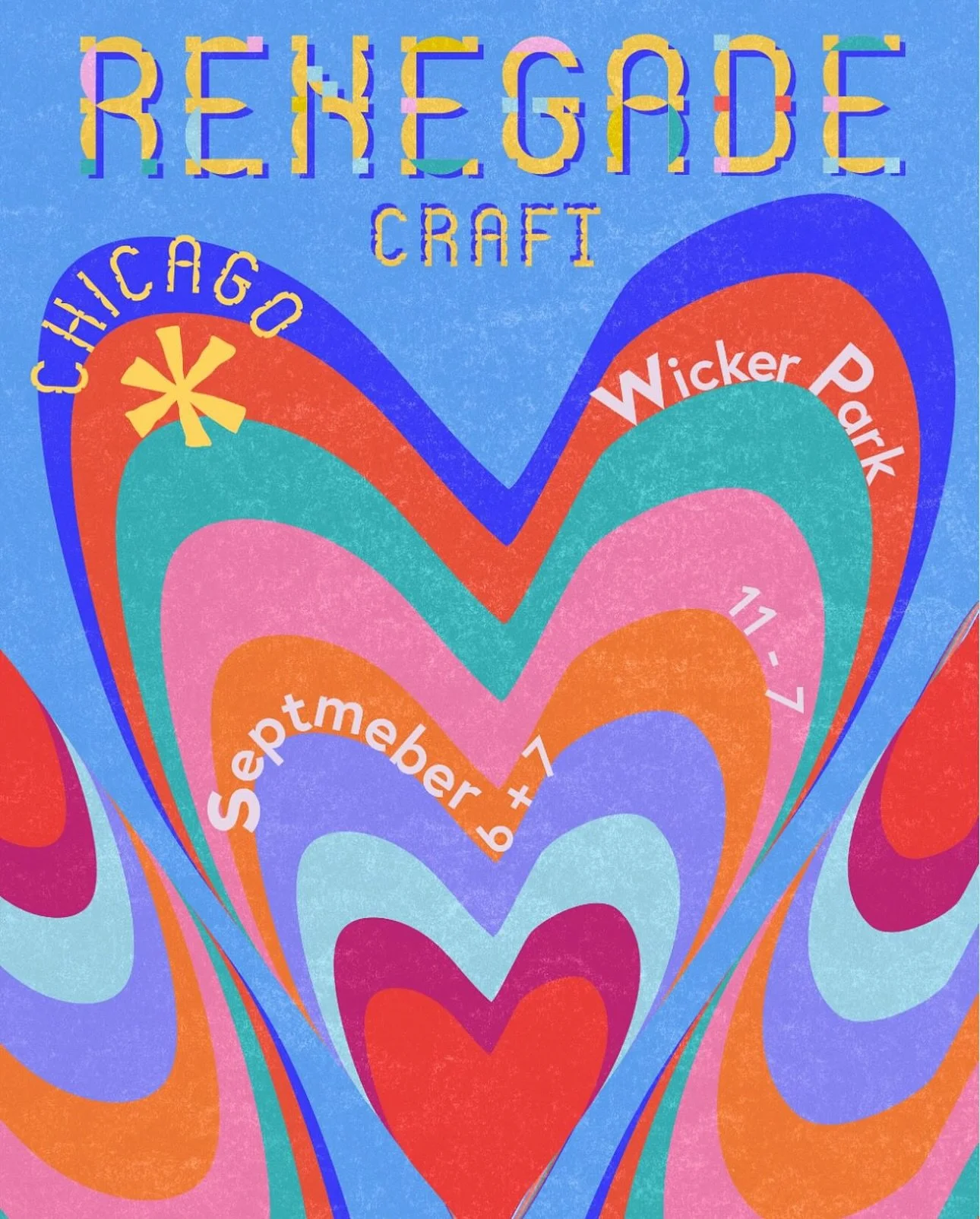 Mark your calendars!! I&rsquo;ll be at @renegadecraft in Sept 6 + 7th in Wicker Park! 
Come and find me at booth #335✨✨