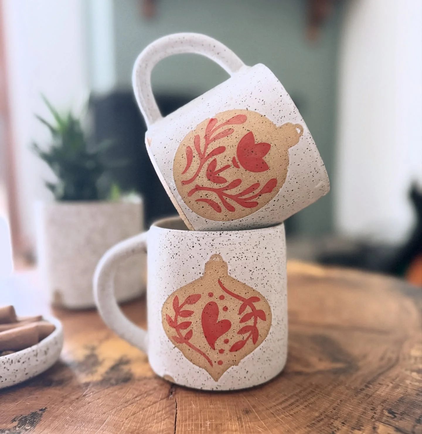 Too early to think of Christmas? No!!❄️✨ 
A touch of Nordic calm for your winter table. ❄️
Minimalist, cozy, and made to be part of your quiet mornings☕️🎄💫 Available to purchase soon!