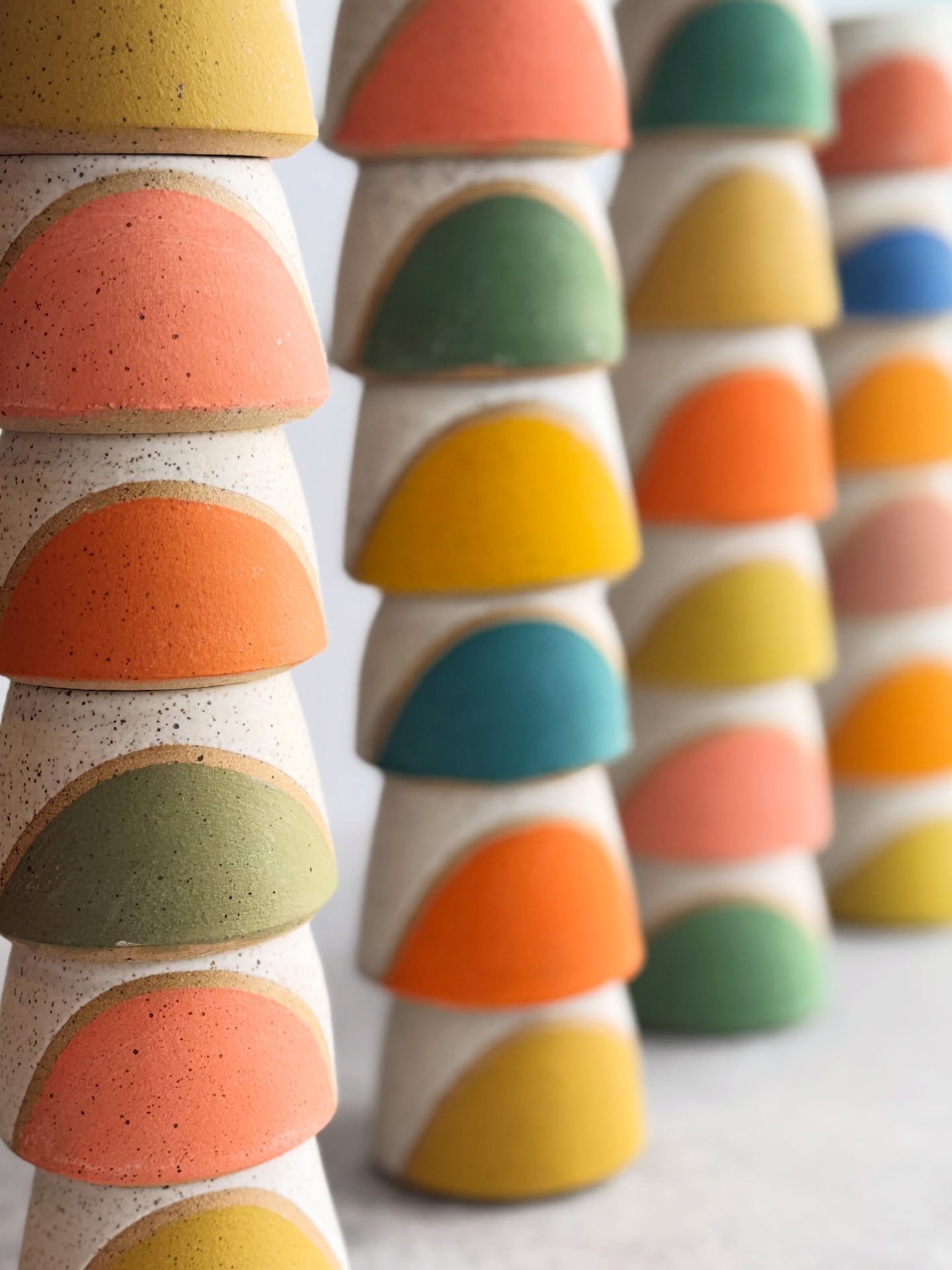 Espresso cups are landing on my website this weekend too ☕️✨ Did you pick your color yet? 🎨🌈