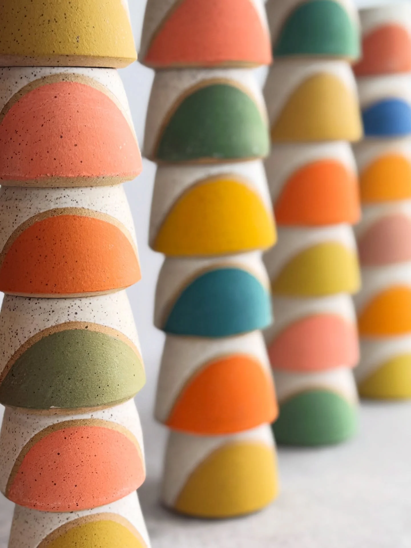 Espresso cups are landing on my website this weekend too ☕️✨ Did you pick your color yet? 🎨🌈