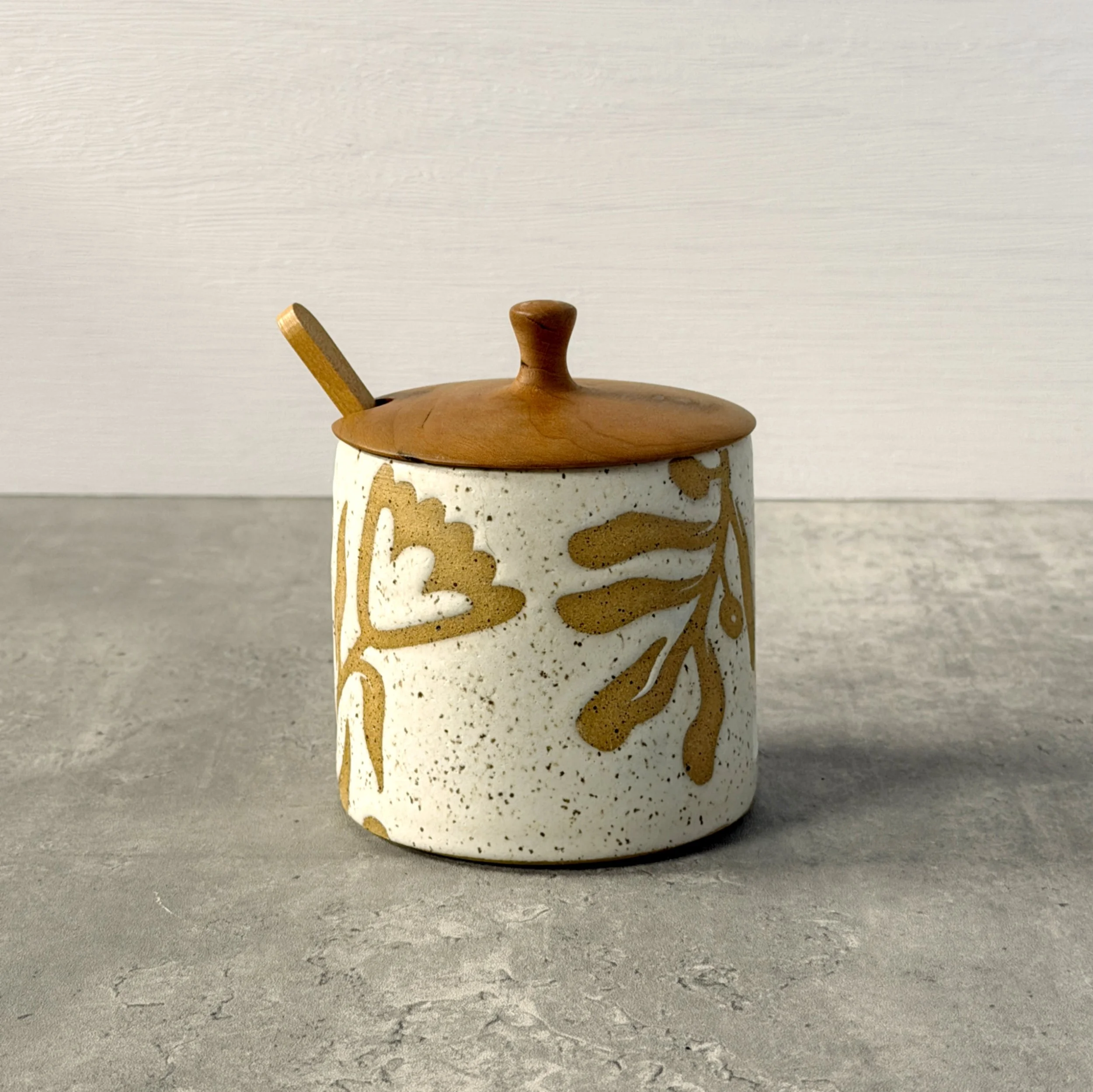 Floral Lidded Jar