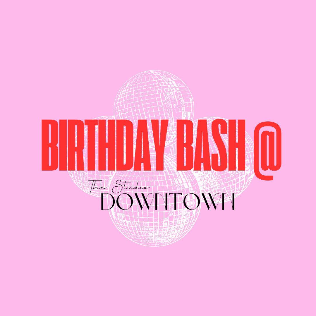 exactly ONE WEEK away from the birthday bash! ✨🫶🪩

🪩we will have all of our favorite local vendors, food, complimentary specialty drinks, and more!🪩

slide to check out the details! will we see you there? let us know here: https://fb.me/e/67407HK