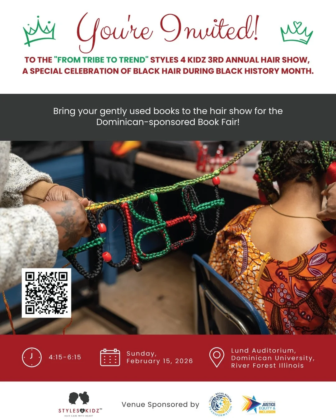 Less than two weeks to go. 👑✨

The From Tribe to Trend Hair Show is almost here, and the countdown to one of Styles 4 Kidz' most meaningful celebrations has officially begun. This annual showcase honors the beauty, history, and creativity of Black h