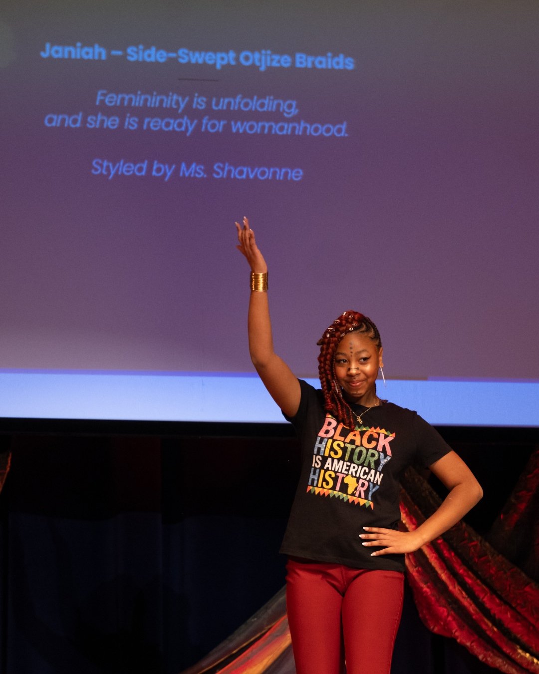 "Femininity is unfolding, and she is ready for womanhood."

On this final day of Black History Month, that message feels especially powerful.

Black history lives in moments like this, when a young girl stands confidently in her crown, embr