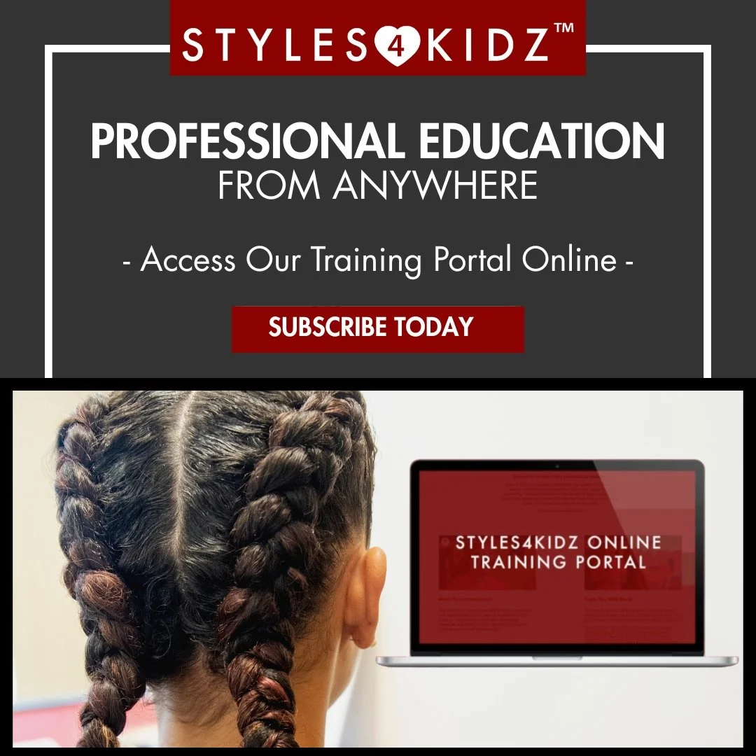 Can't make it to the Oak Park salon? You can still access professional textured hair care education from anywhere. The S4K Online Training Portal is designed to give parents the practical tools they need to care for their child's Crown at home. Subsc