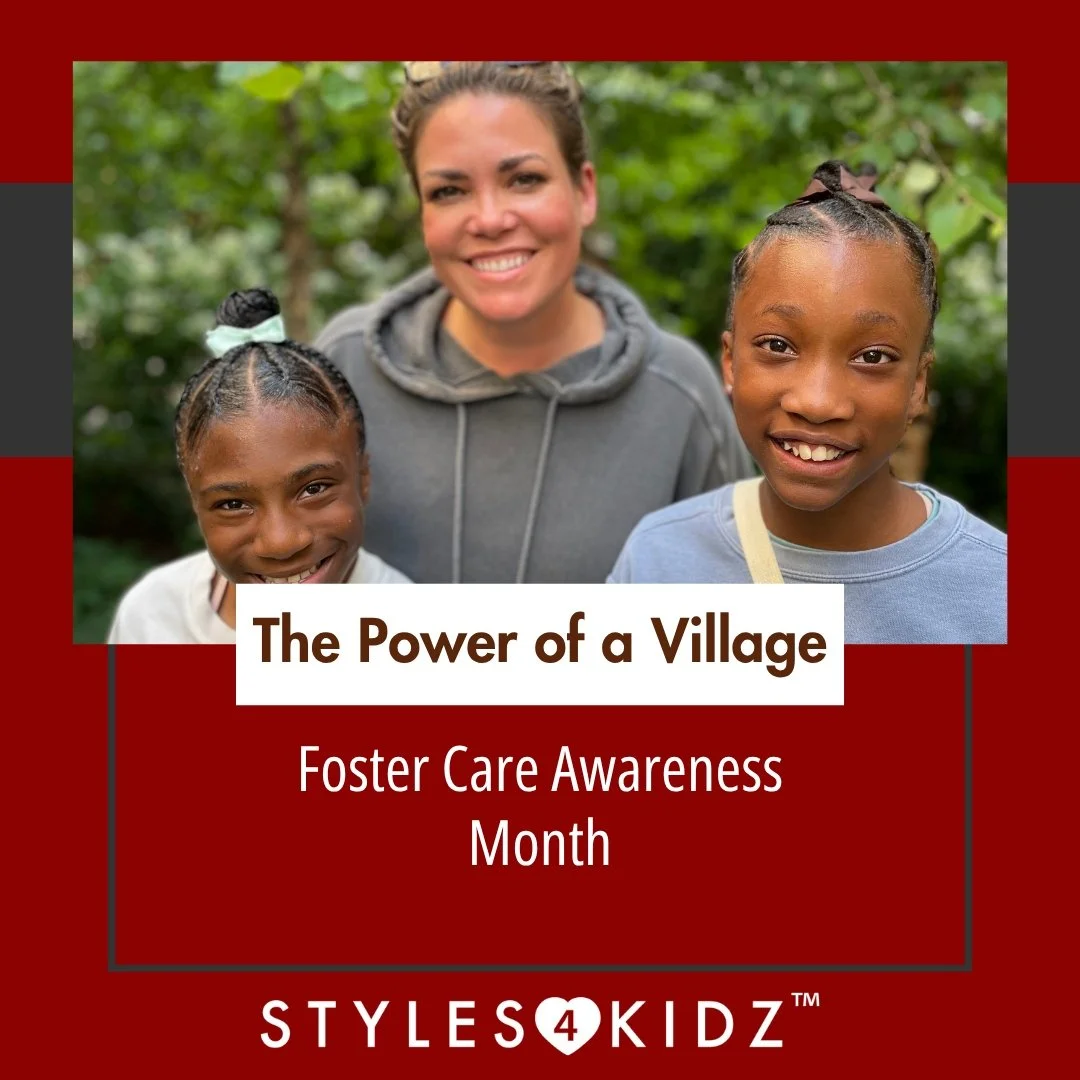 May is Foster Care Awareness Month, and we are proud to highlight Michelle Thill&mdash;a foster-to-adopt mom in our community. Michelle's story shows how proper hair care and a supportive "village" can transform a child's confidence. Thank 