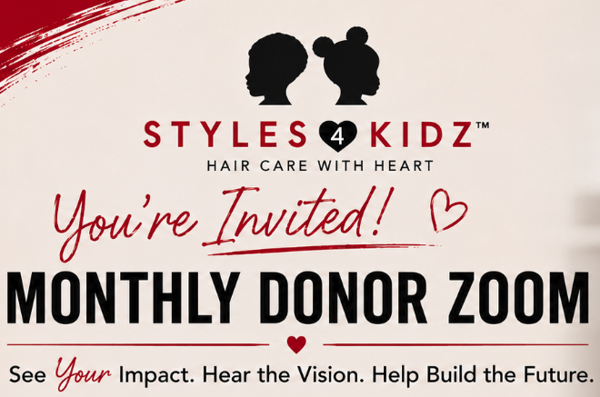 Monthly Donor Zoom Update