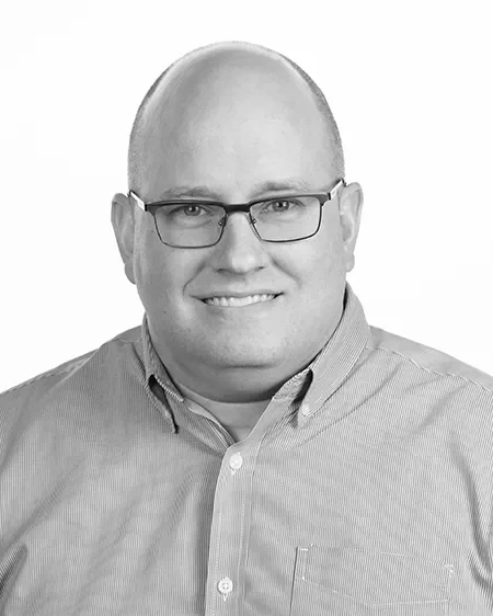 Black and white photo of John Leonard
