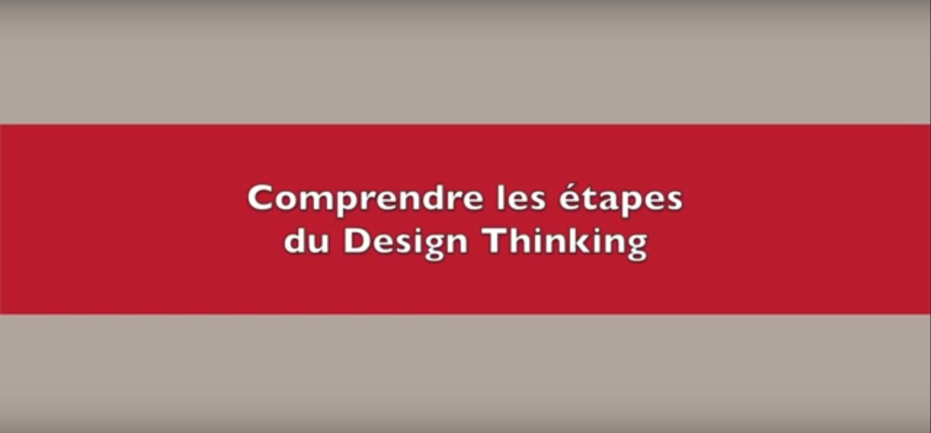 Comprendre les étapes du Design Thinking