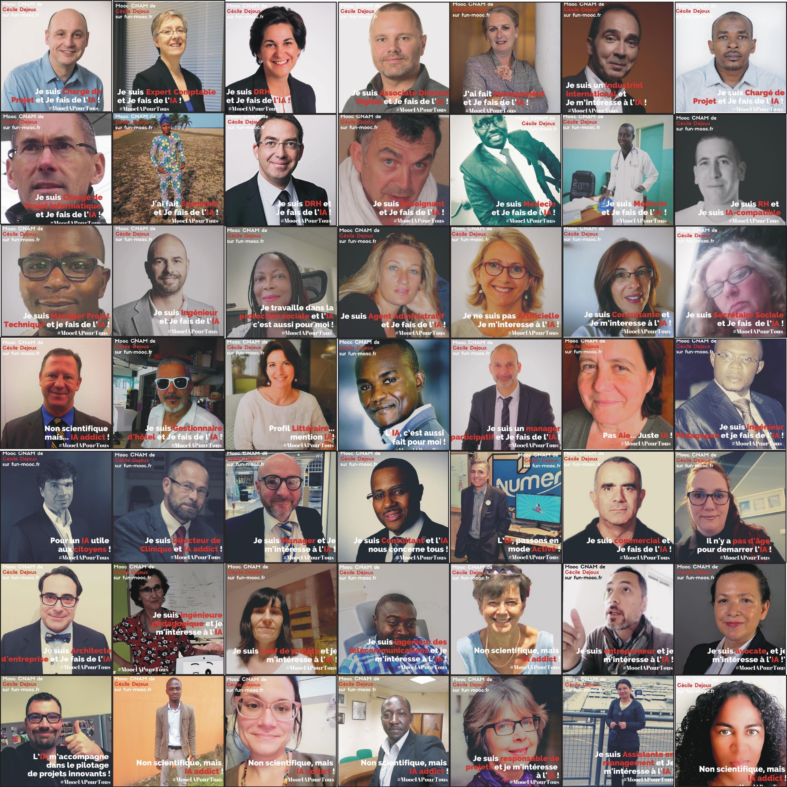 Merci à tous les Mooceurs du Mooc "L'IA pour tous !"