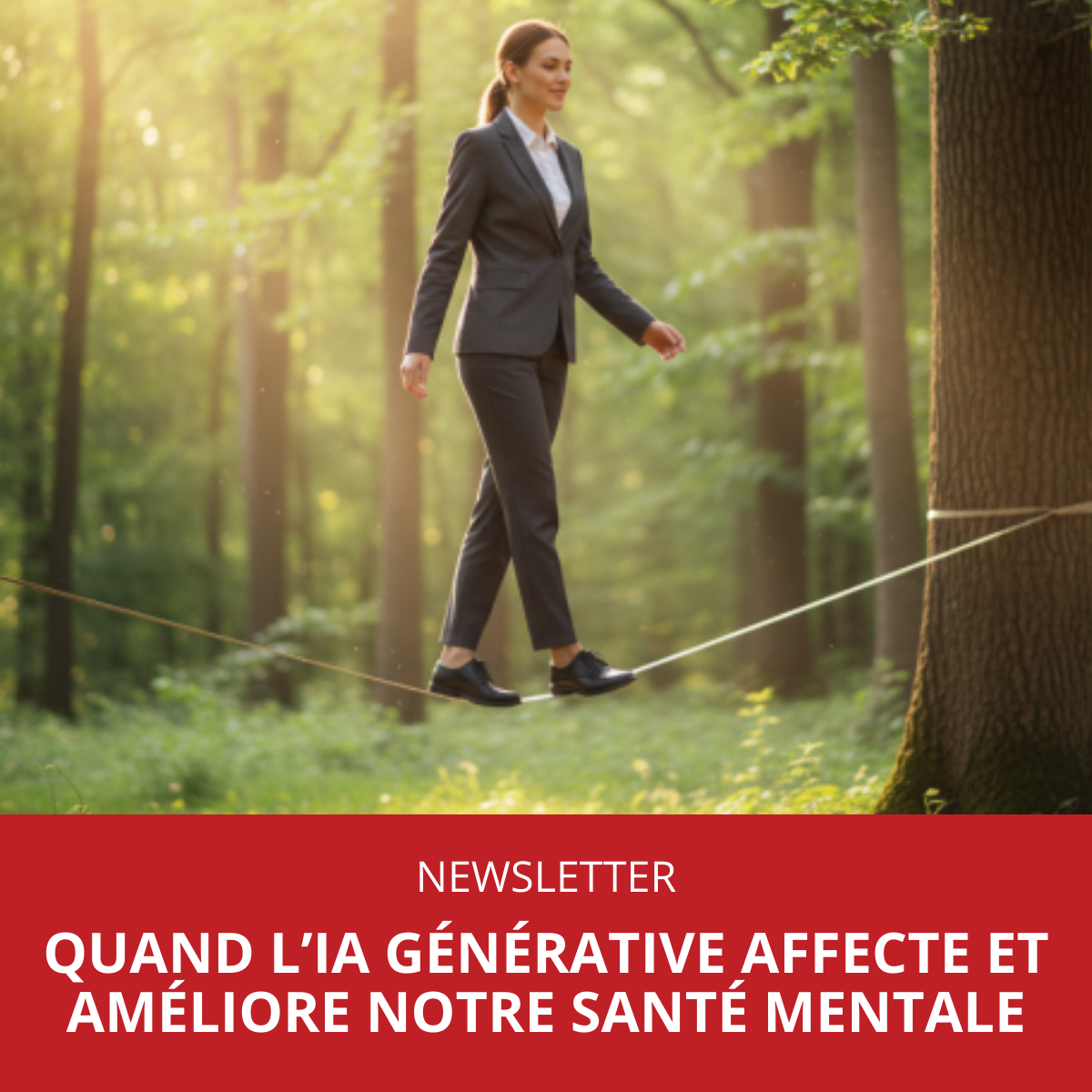 Newsletter : Quand l’IA générative affecte et améliore notre santé mentale