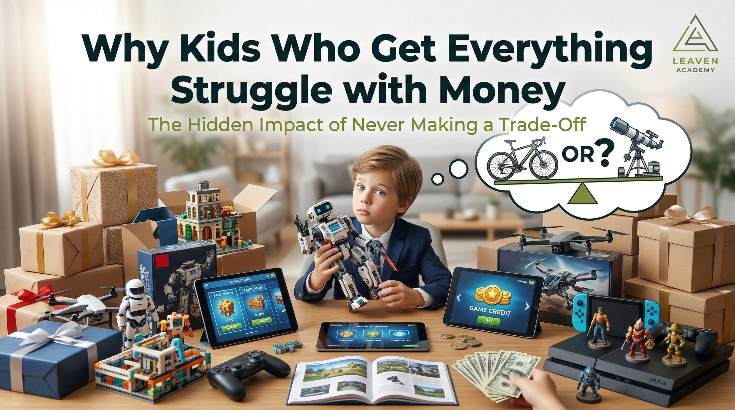Why Kids Who Get Everything Struggle with Money