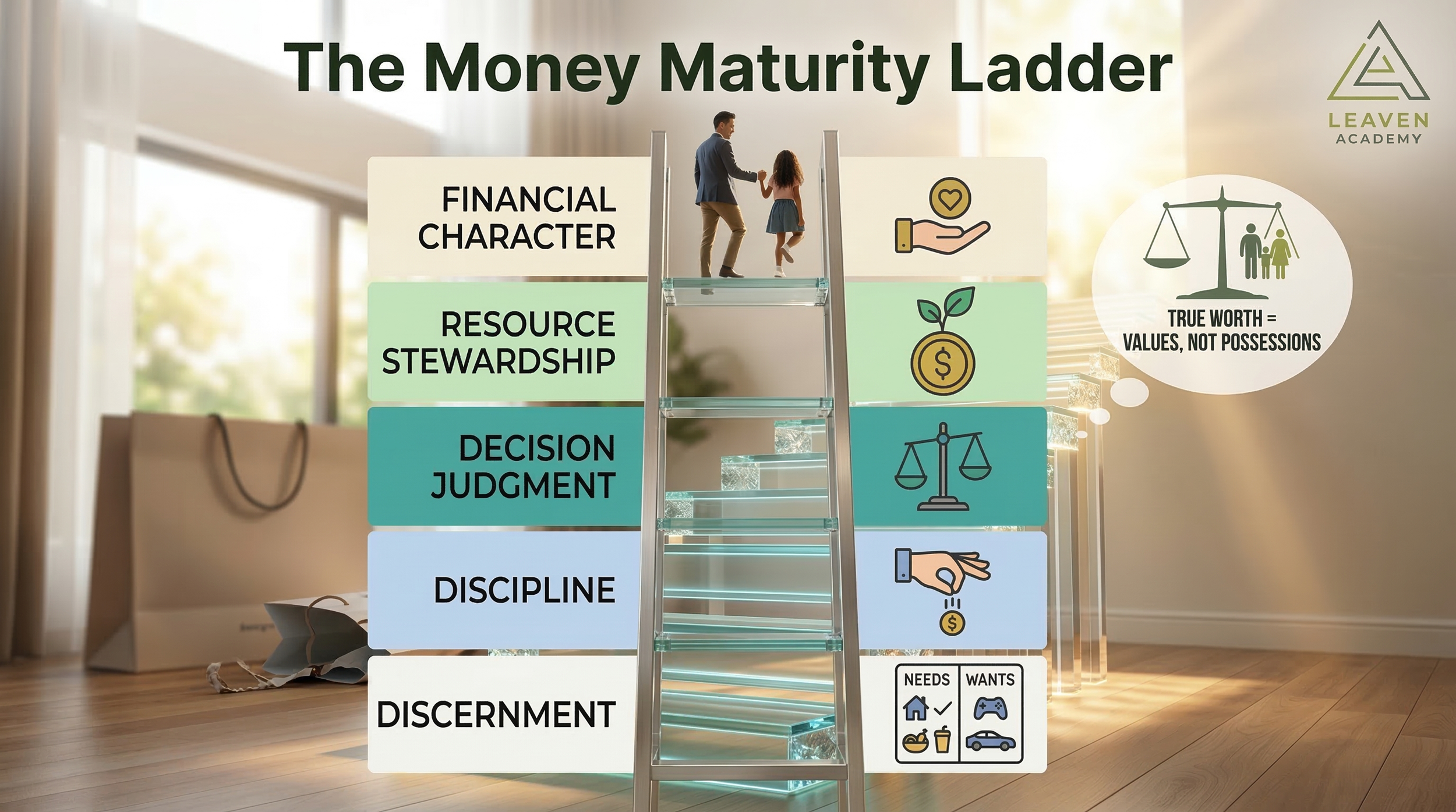 The Money Maturity Ladder: How to Tell If Your Child Actually Understands Money
