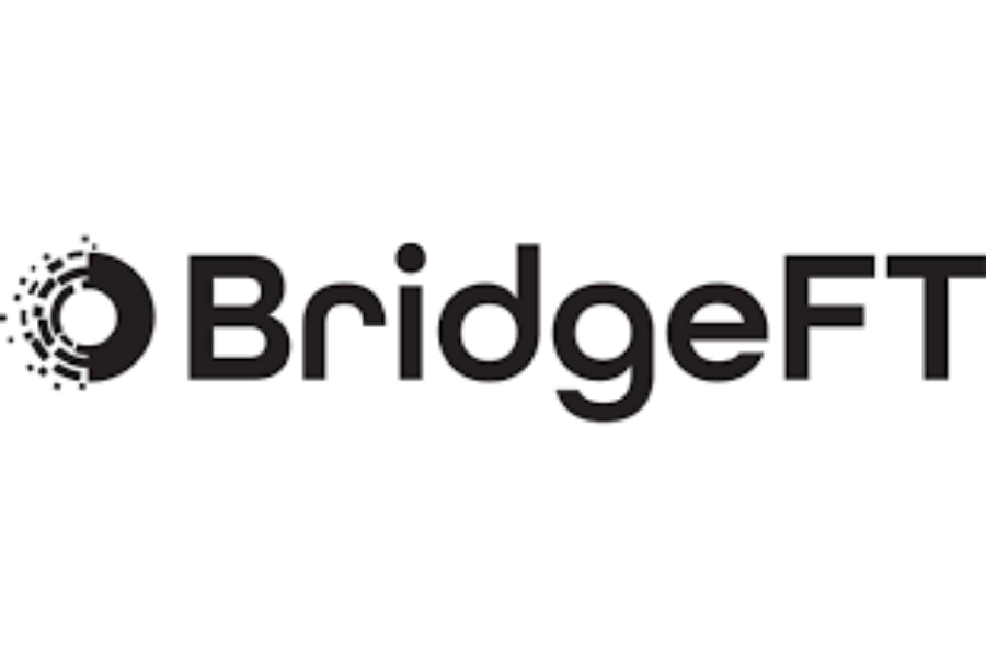 BridgeFT logo with circular icon and the text 'BridgeFT' in black.