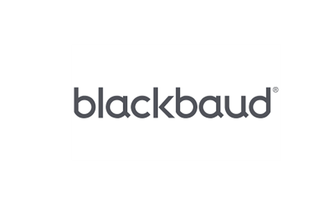 Blackbaud logo with the word 'blackbaud' in lowercase letters