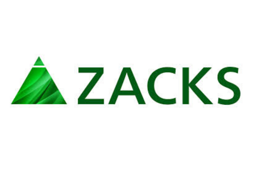 Logo of Zacks with a stylized green triangular mountain design.