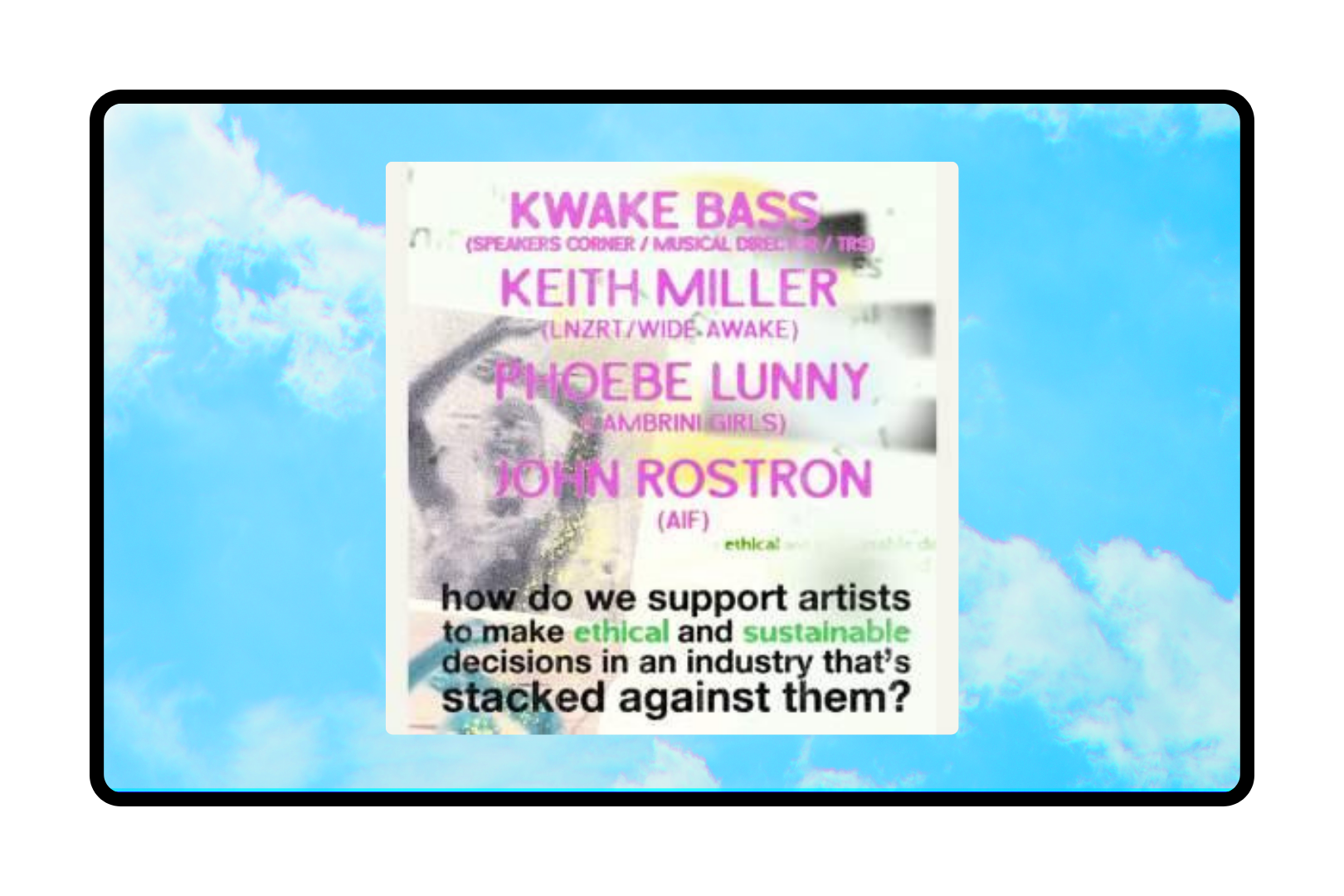 Rhythm Changes X Music Declares Emergency