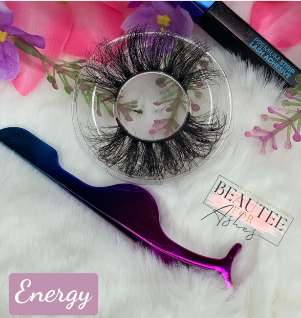 Energy- 25mm Mink Eyelash strips