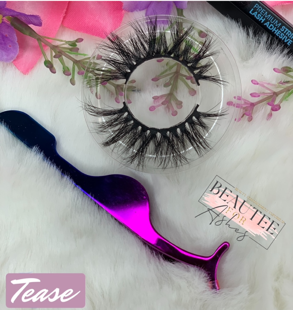 Tease- 15mm Mink Eyelash strips
