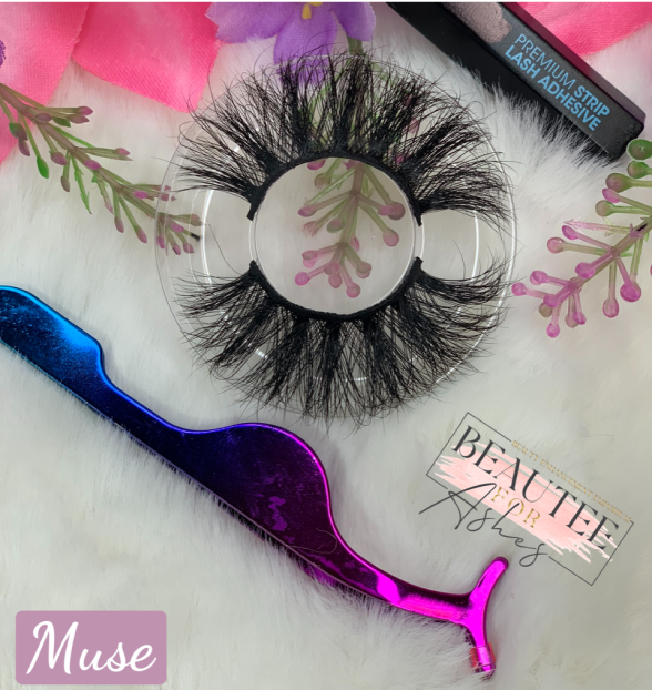 Muse- 25mm Mink Eyelash strips
