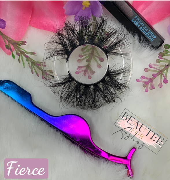 Fierce- 25mm Mink Eyelash strips