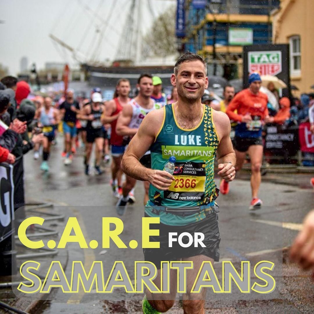 Hey everyone 👋🏻 

I&rsquo;m running with the official Charity of the Year for the 2024 TCS London Marathon this Sunday, to show millions of people that no matter what they&rsquo;re facing, a Samaritan will face it with them 🌟
 
I&rsquo;m hoping to