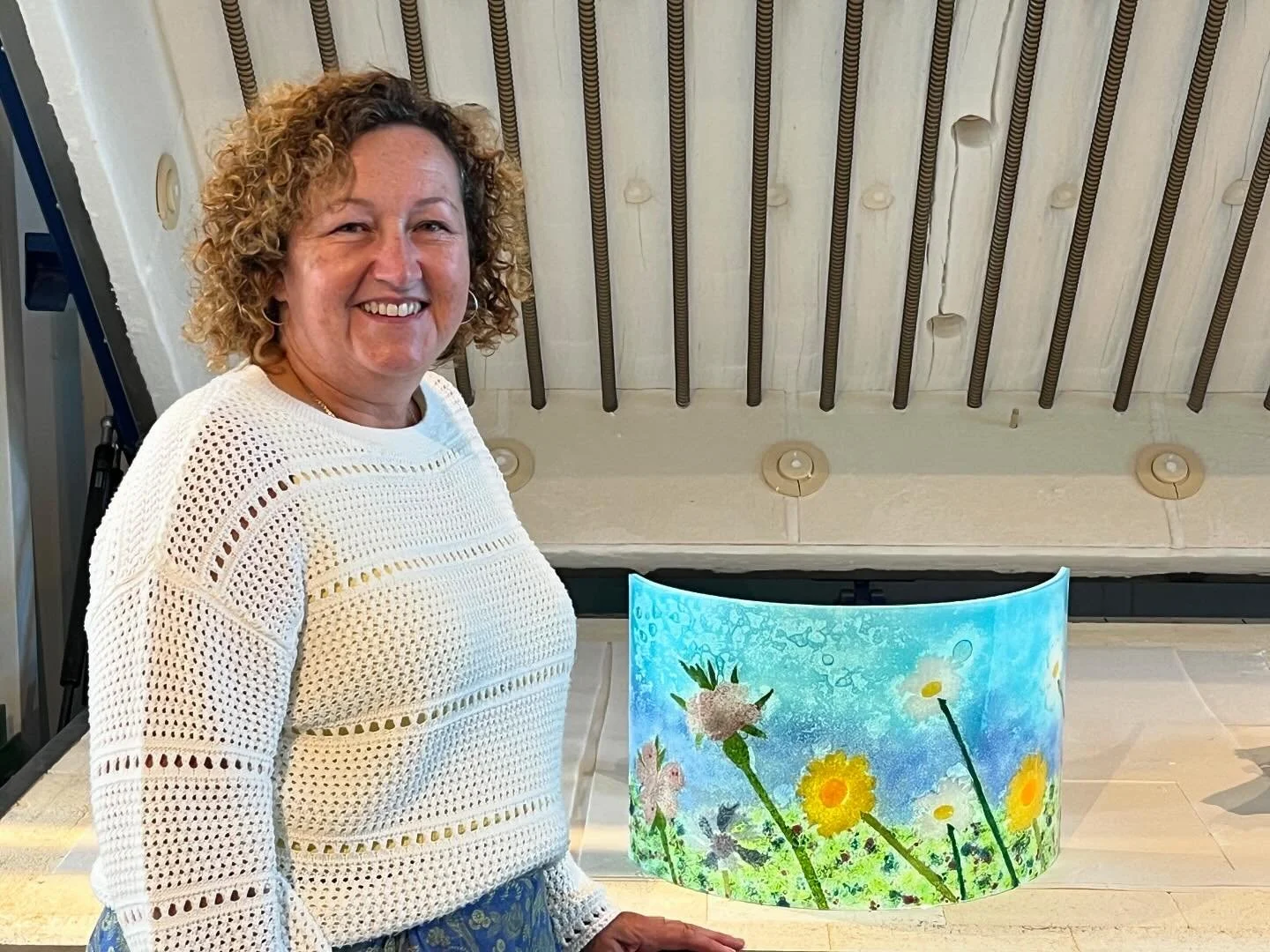 2025 workshops now open for booking!  We have 2 hour taster classes, full day workshops and two day courses. Gift vouchers and bespoke classes also available.

Here&rsquo;s a student with the lovely freestanding curve she designed and made on one of 