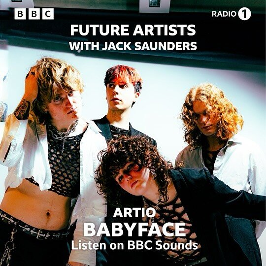 Huge shout out to @jackxsaunders for playing the latest @artiomusic banger &lsquo;Babyface&rsquo; on @bbcradio1 last night! 🖤🦷

Limited edition &lsquo;Babyface&rsquo; vinyl now available for pre-order via the link in the band&rsquo;s bio!
