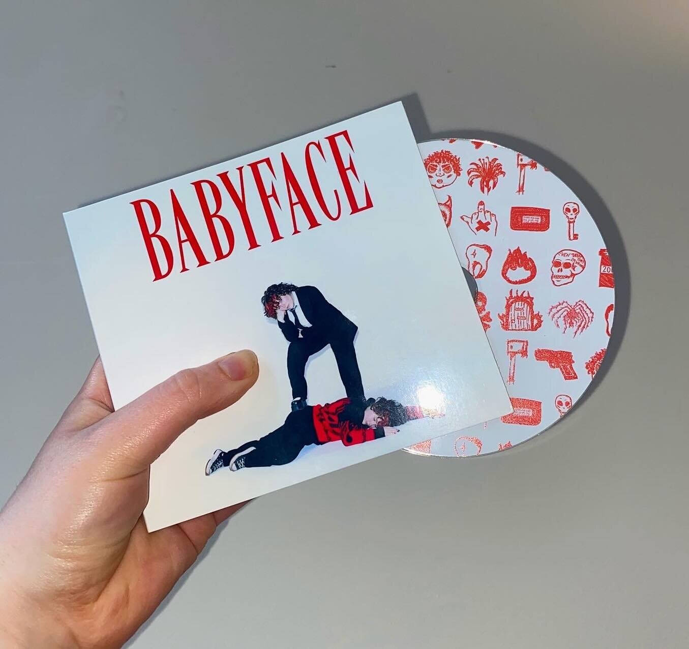 &lsquo;Babyface&rsquo; CDs just in! Now available via the @artiomusic store, follow the link in their bio to snap one up now! 😈🖤🩸