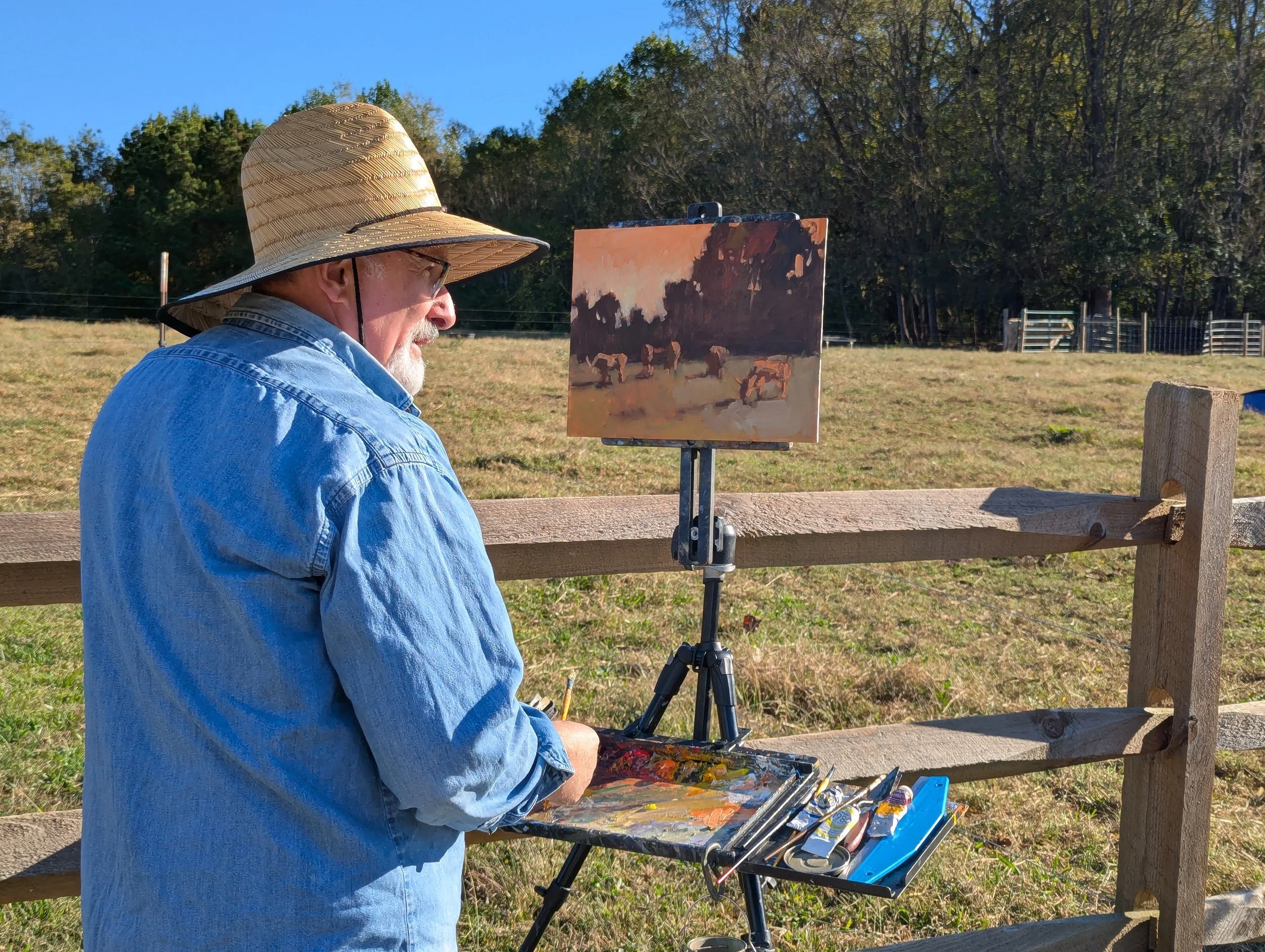 Elbert Shubert 2025 Best in Show & Quick Paint Competition winner.