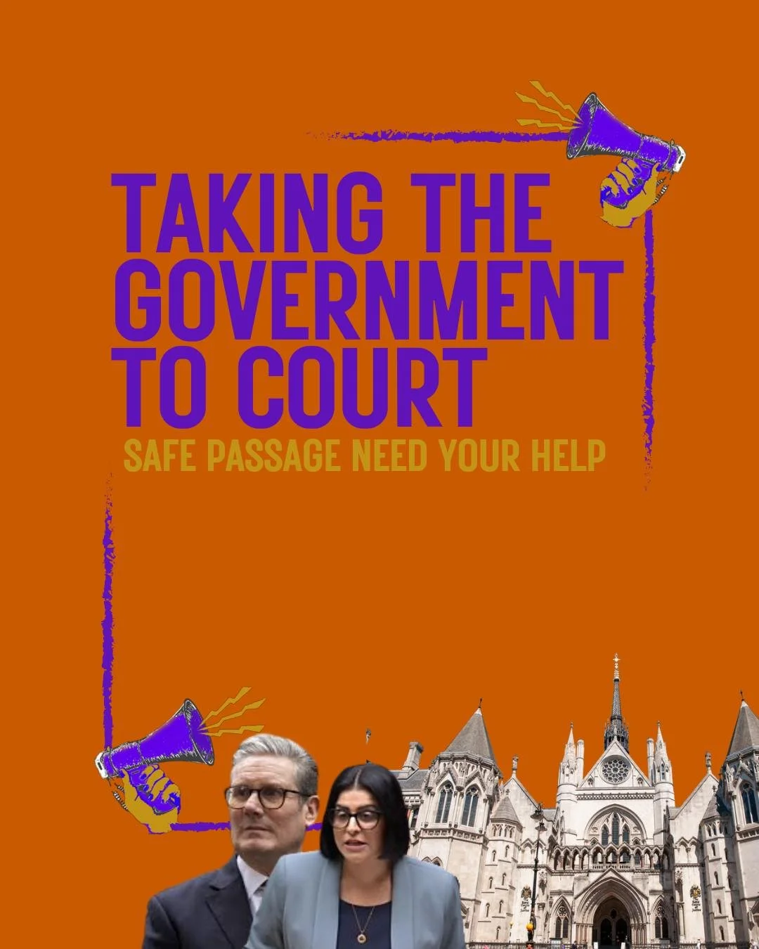 @safepassageintl are taking the Government to court and need YOUR help 
(link in bio)